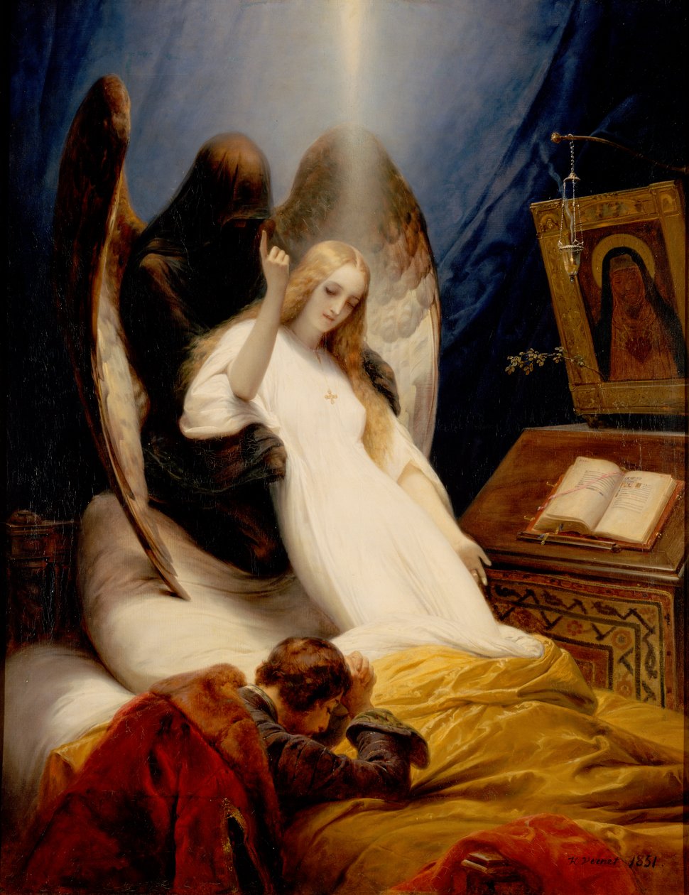 Dödens ängel av Emile Jean Horace Vernet
