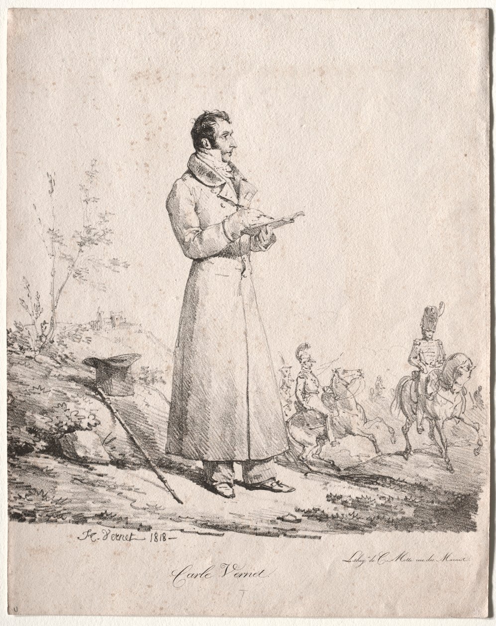 Antoine Charles Horace Vernet, kallad Carle av Emile Jean Horace Vernet