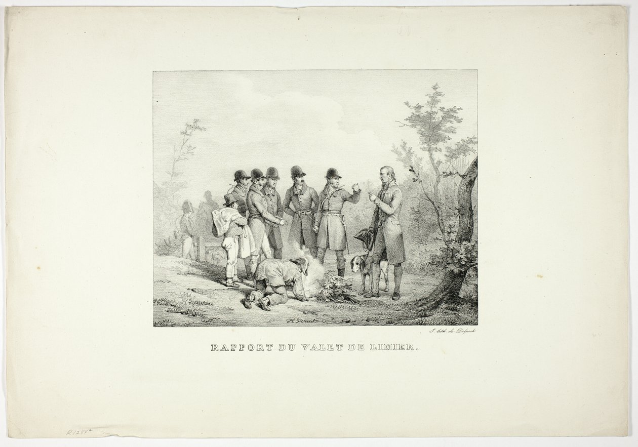 Bedömning av piskan av Emile Jean Horace Vernet