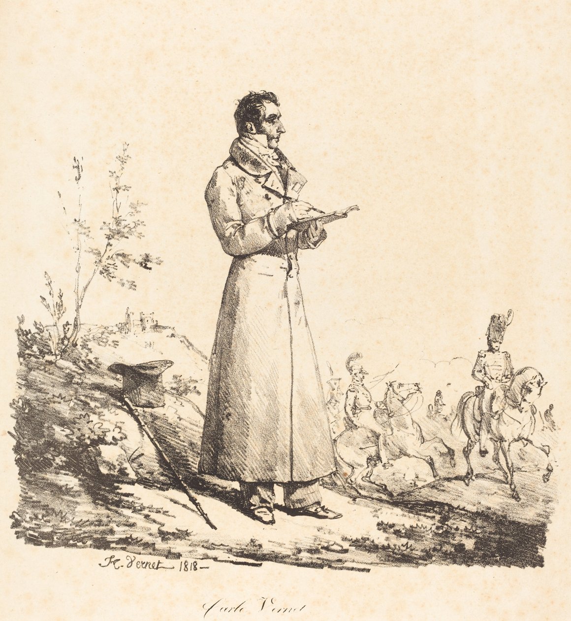 Carle Vernet, fullängd av Emile Jean Horace Vernet