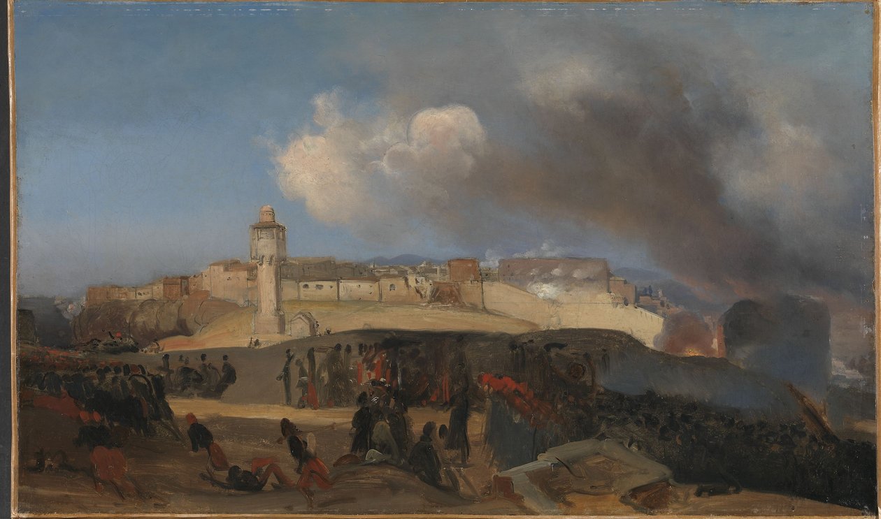 Det andra anfallet mot Constantine, 13 oktober 1837 av Horace Vernet