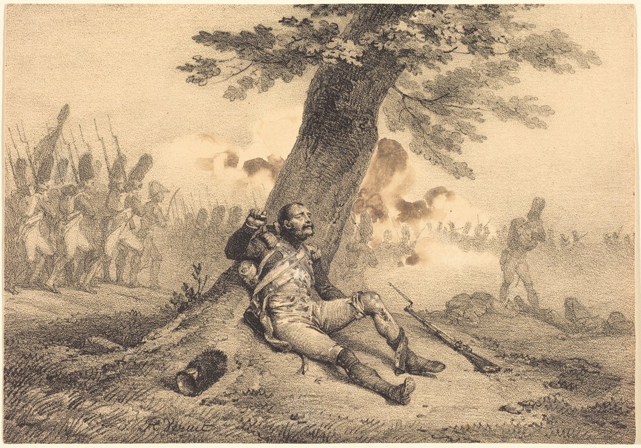 Tro på sorten!... av Horace Vernet