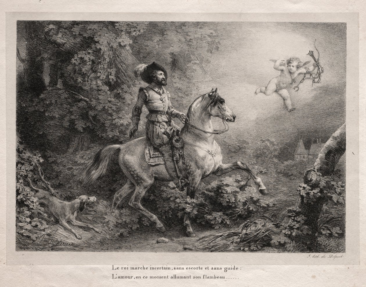 Henrik IV, Frankrikes kung av Emile Jean Horace Vernet