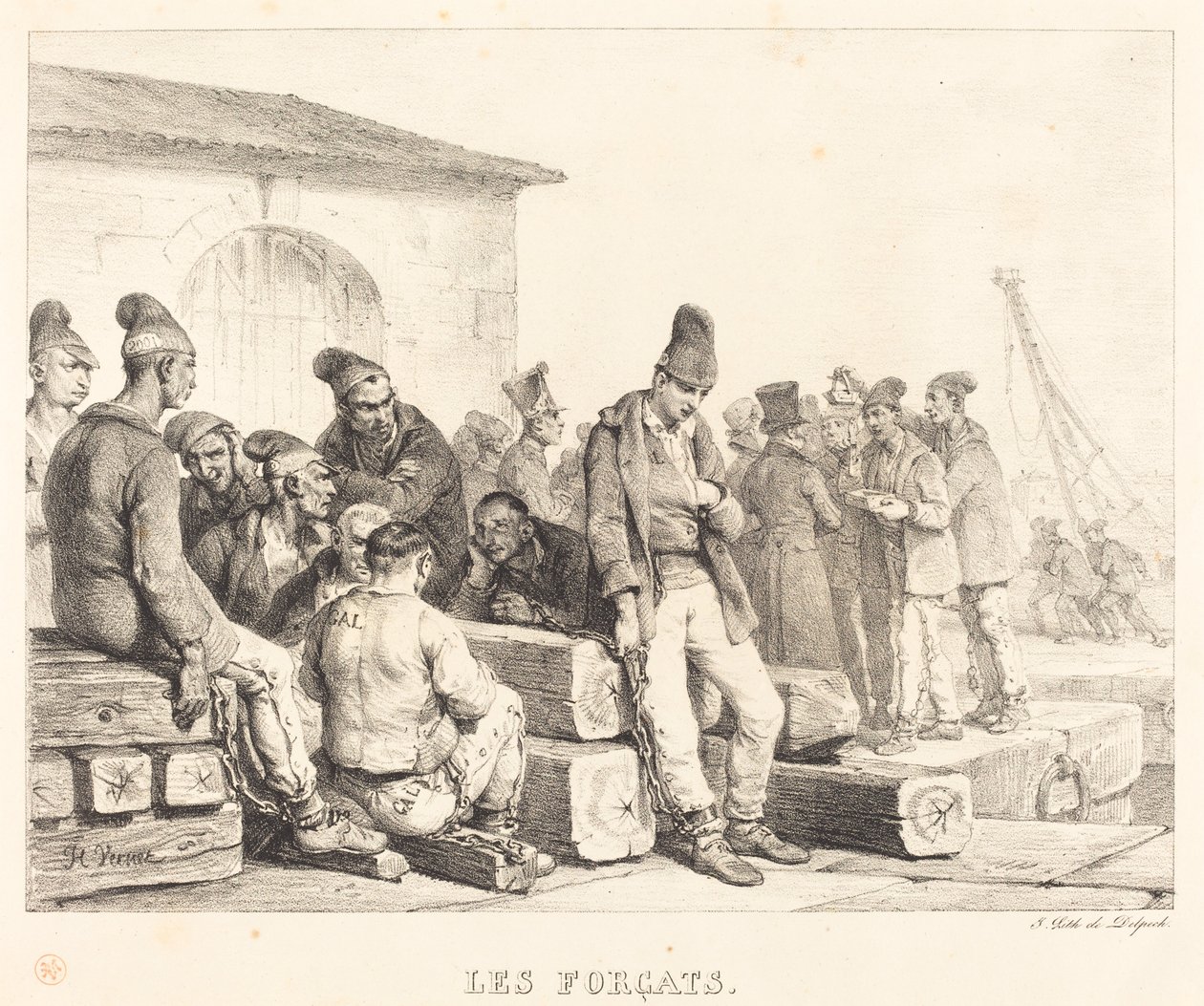 De dömda av Emile Jean Horace Vernet