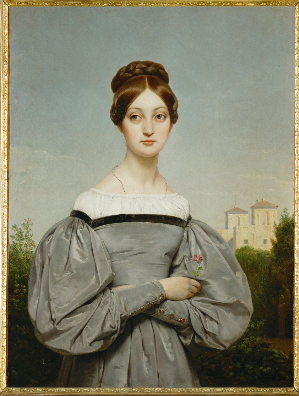 Louise Vernet, dotter till konstnären ... av Horace Vernet