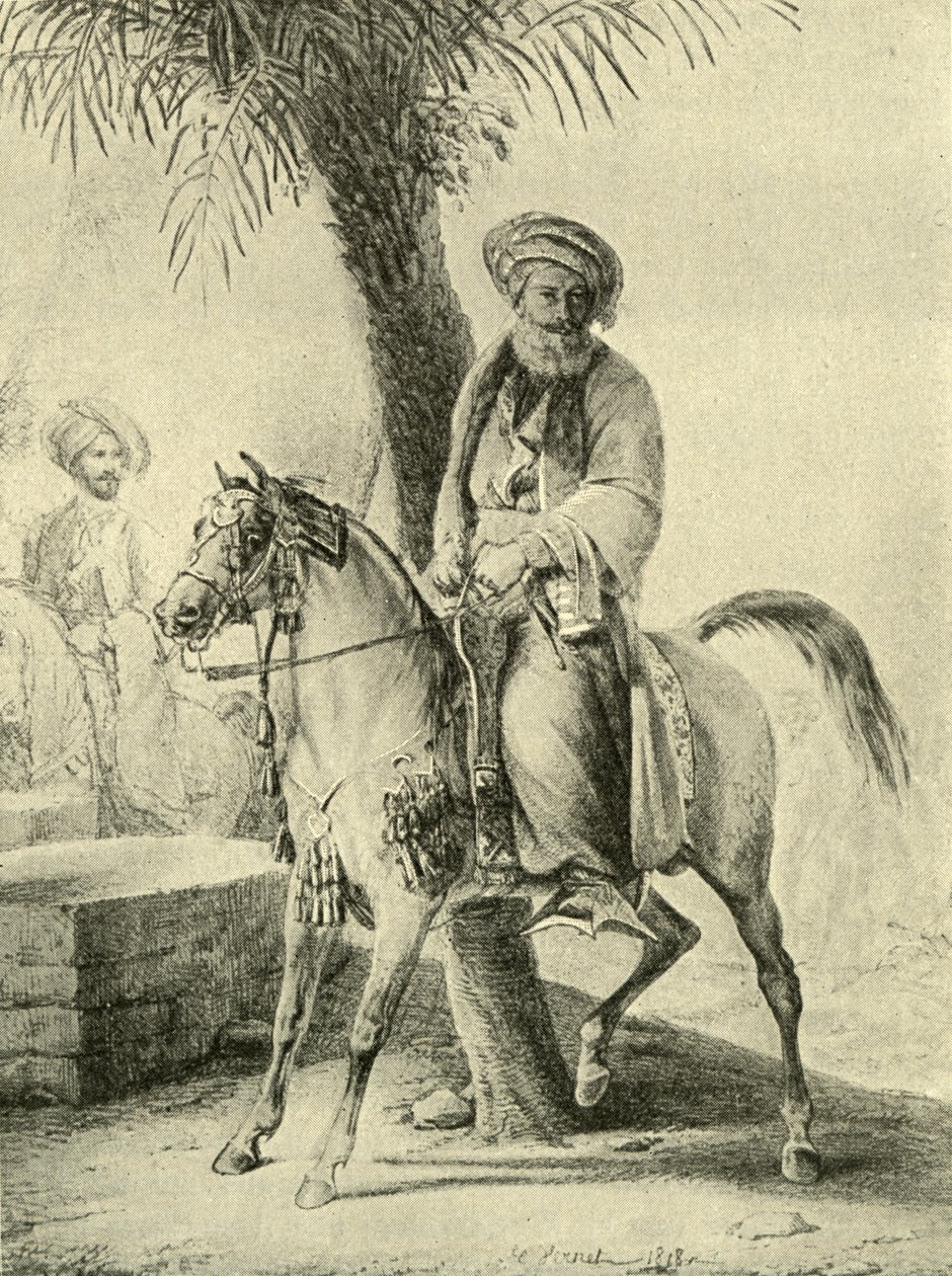 Muhammad Ali av Egypten - av Emile Jean Horace Vernet