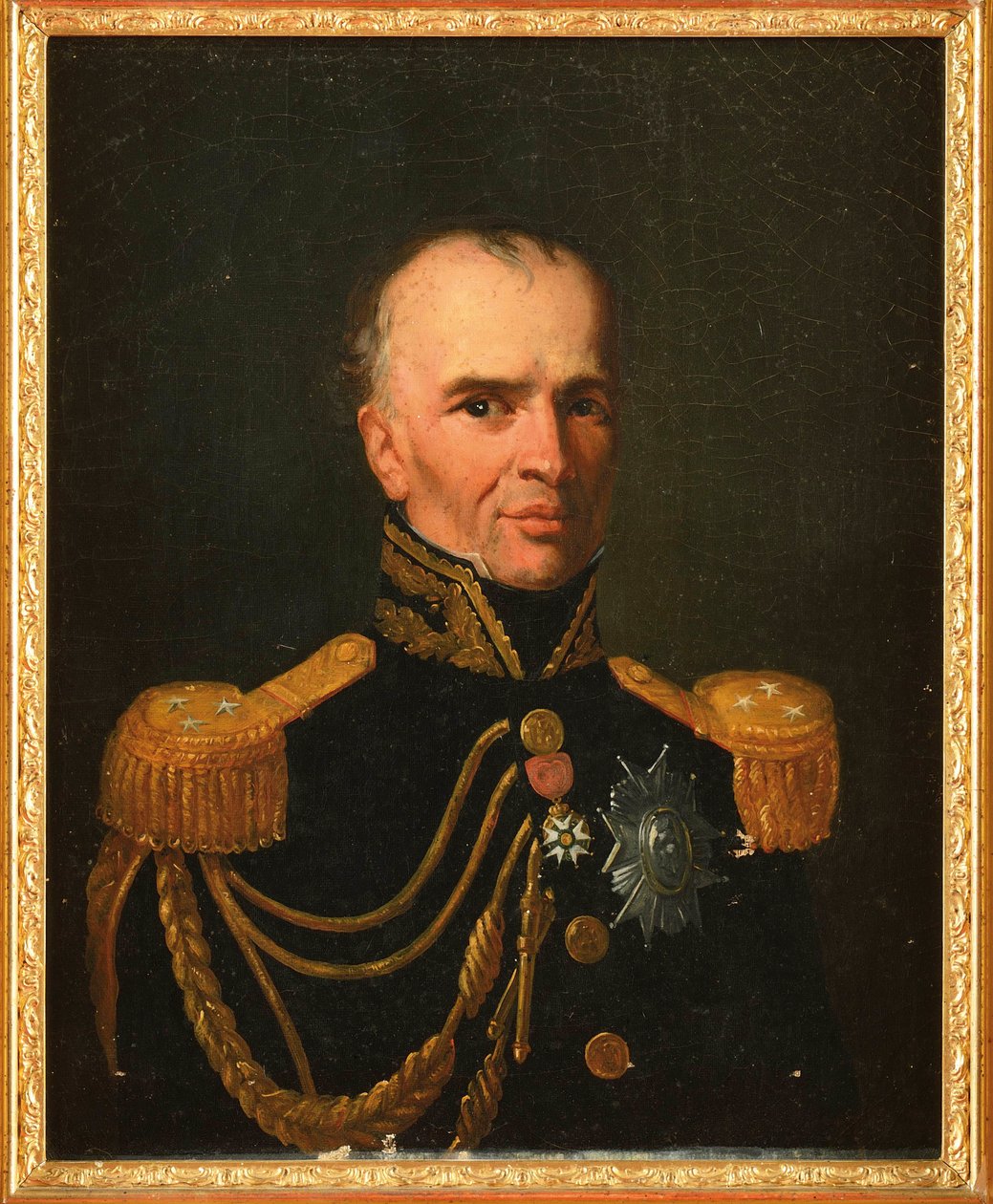 Porträtt av general Antoine Drouot av Emile Jean Horace Vernet