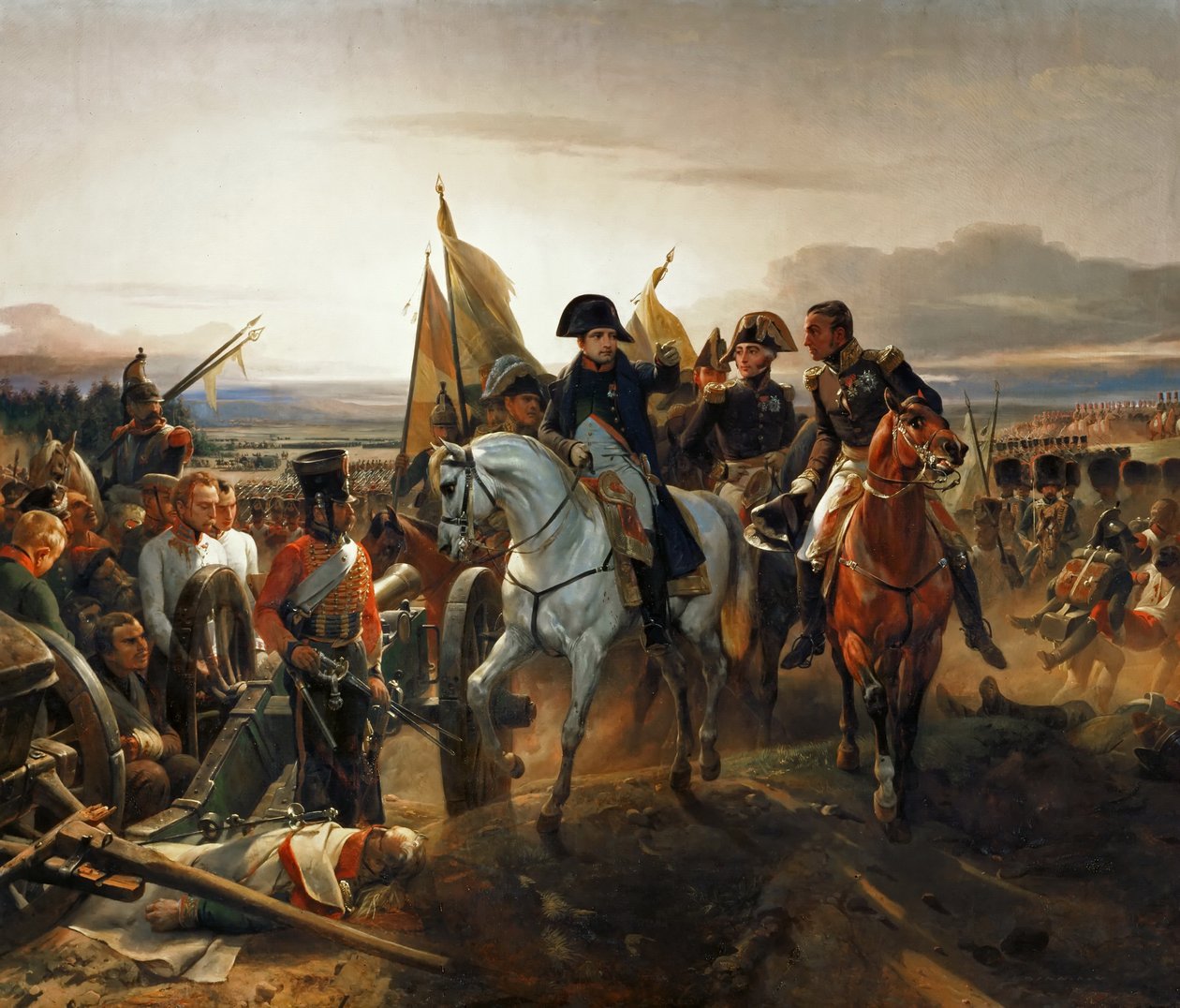 Slaget vid Friedland den 14 juni 1807 av Emile Jean Horace Vernet