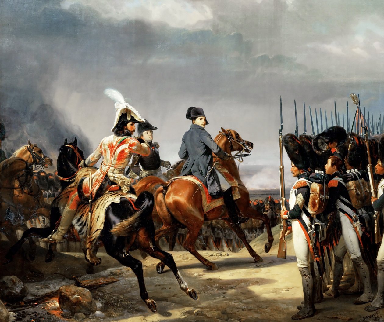 Slaget vid Jena den 14 oktober 1806 av Emile Jean Horace Vernet