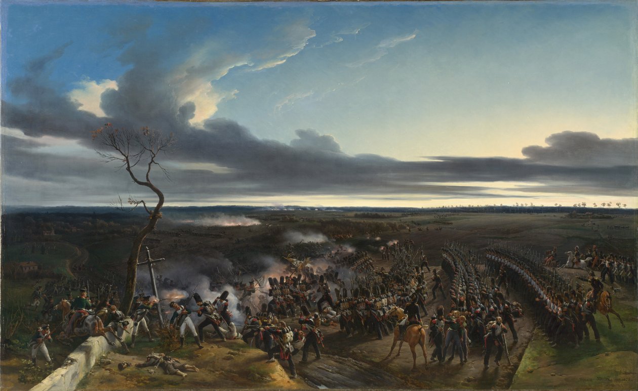 Slaget vid Montmirail av Emile Jean Horace Vernet