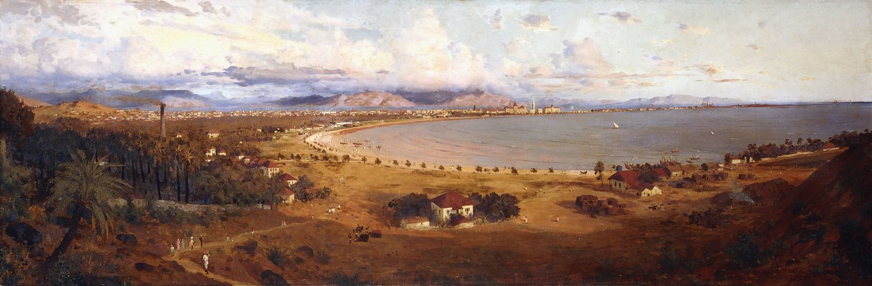 Utsikt över Bombay som ser sydost från Malabar Hill, av Horace van Ruith