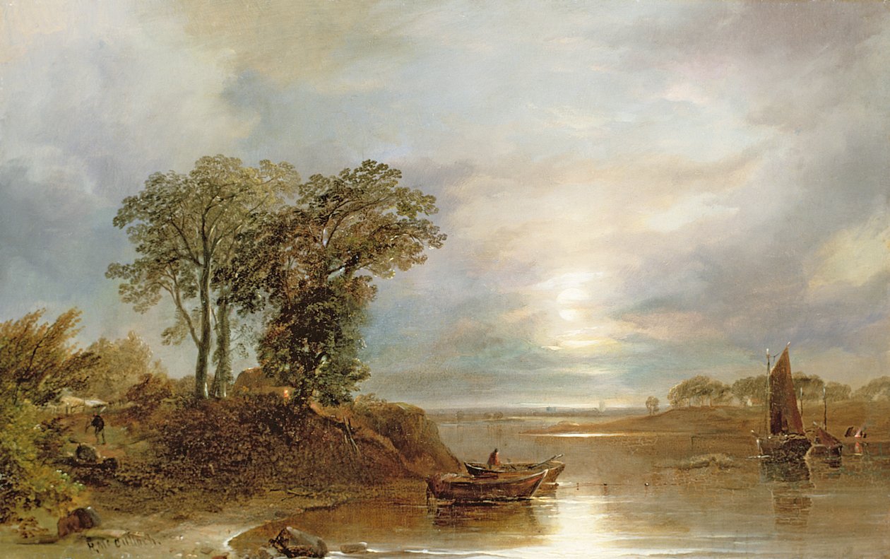 Laxnät av Horatio McCulloch