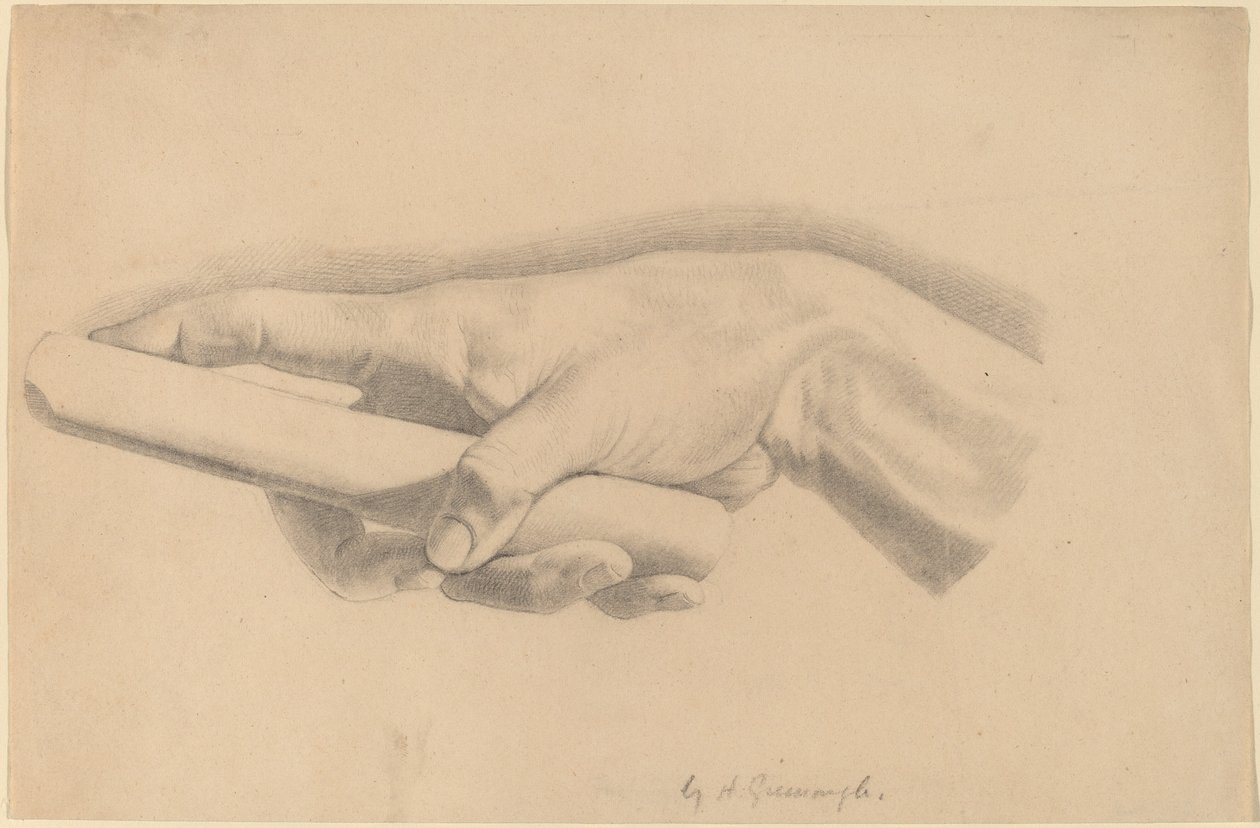 Studie av en hand av Horatio Greenough