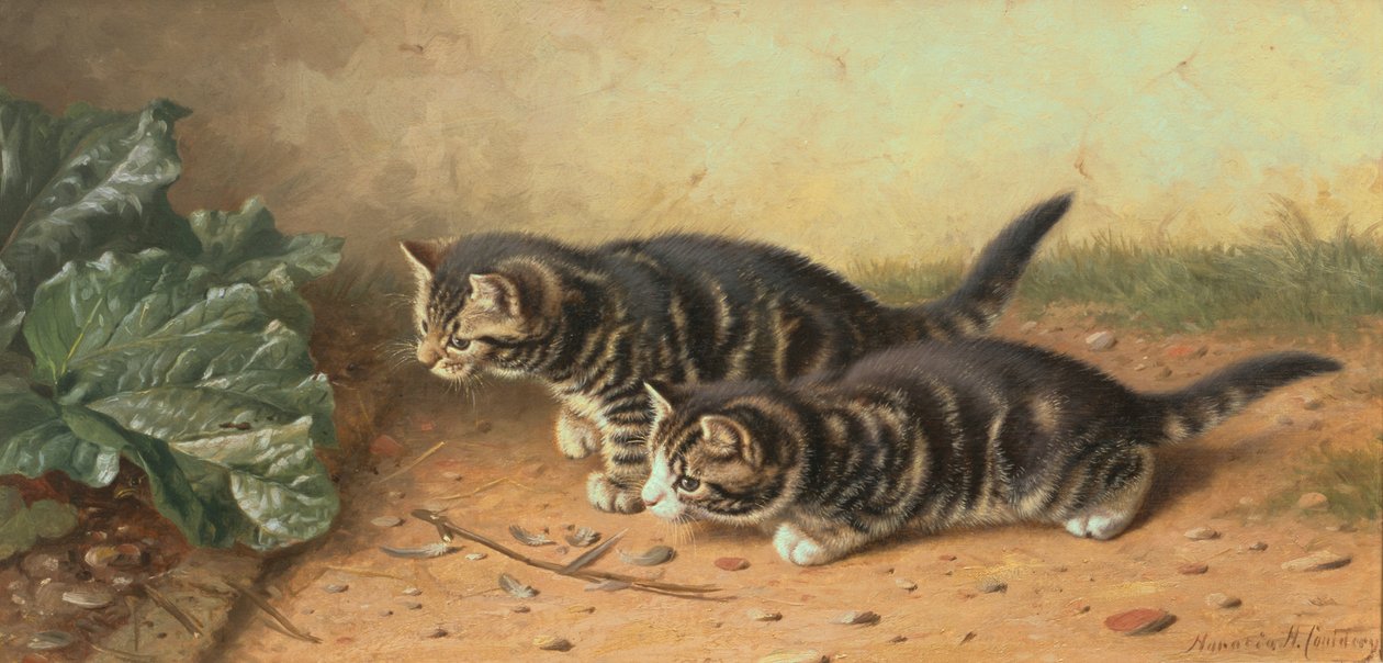 Hörn (olja på duk) av Horatio Henry Couldery