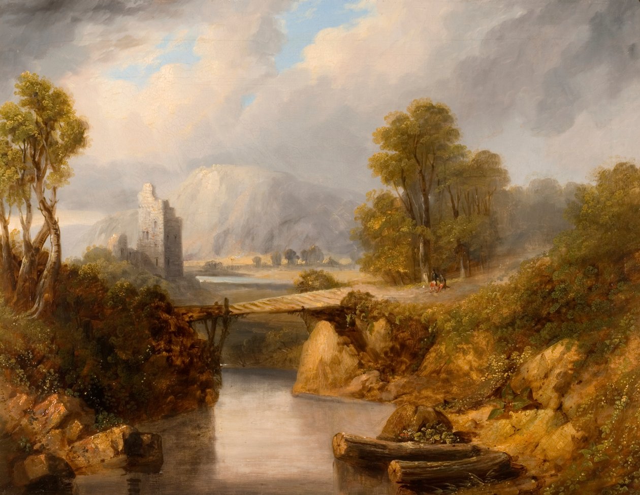Inverlochy (olja på duk) av Horatio McCulloch