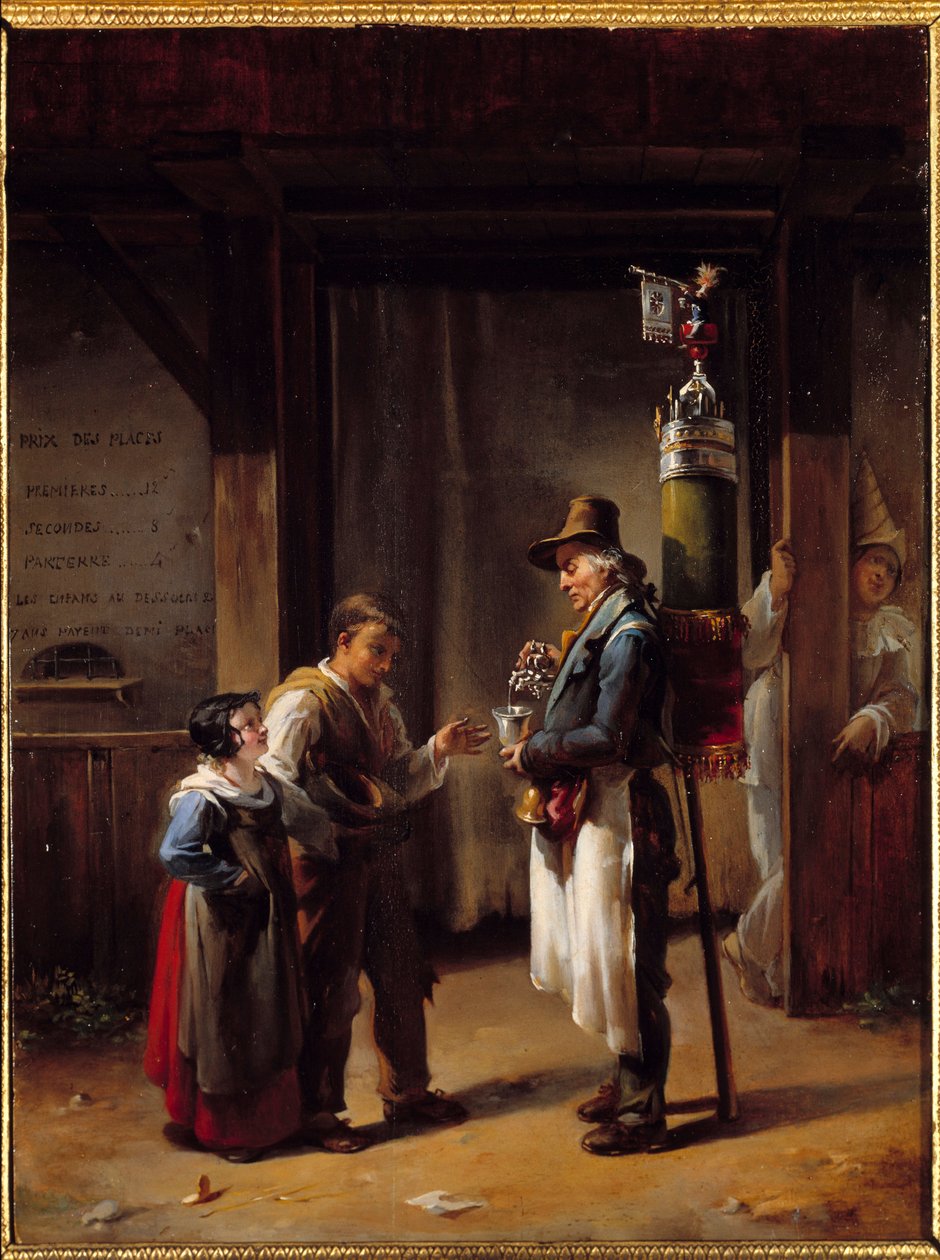 Coco-handlaren. Målning av Hortense Lecot (1809-1868) av Hortense Lecot
