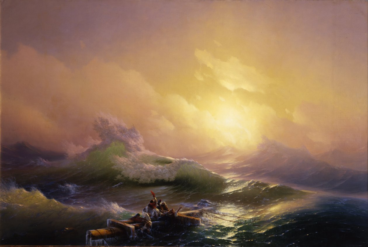 Den nionde vågen av Hovhannes Aivazovsky