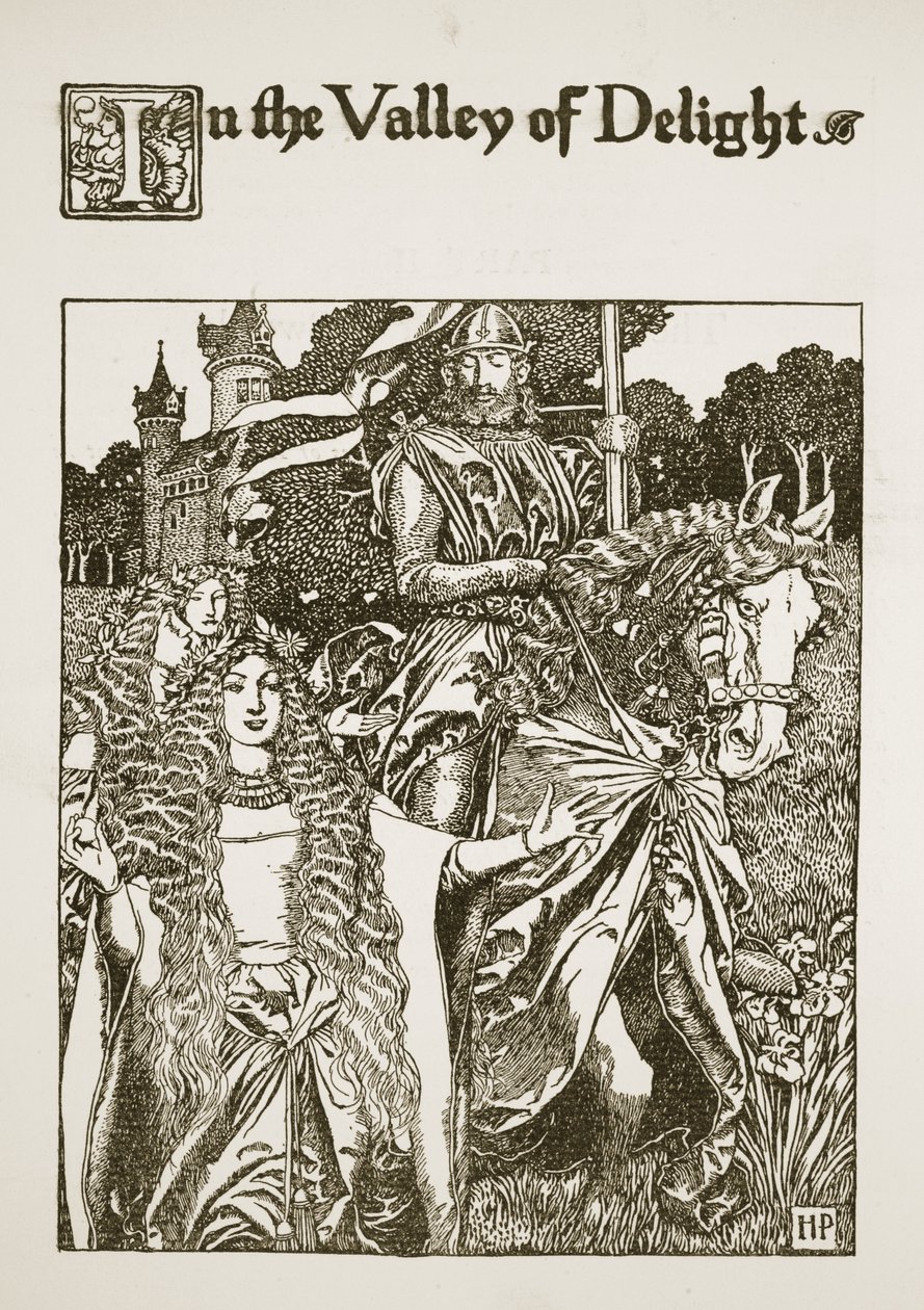 In the Valley of Delight, illustration från 