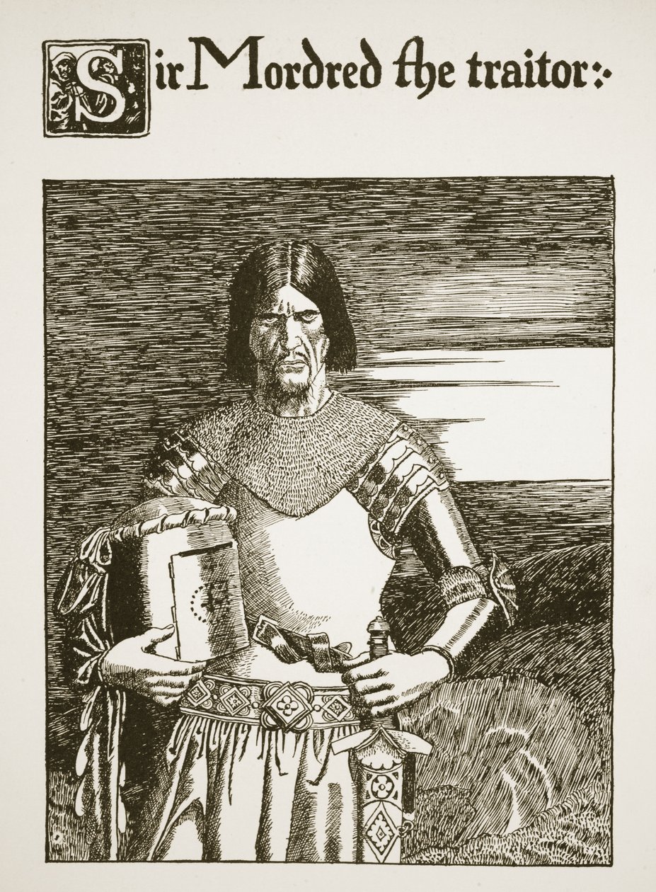 Sir Mordred the Traitor, illustration från 