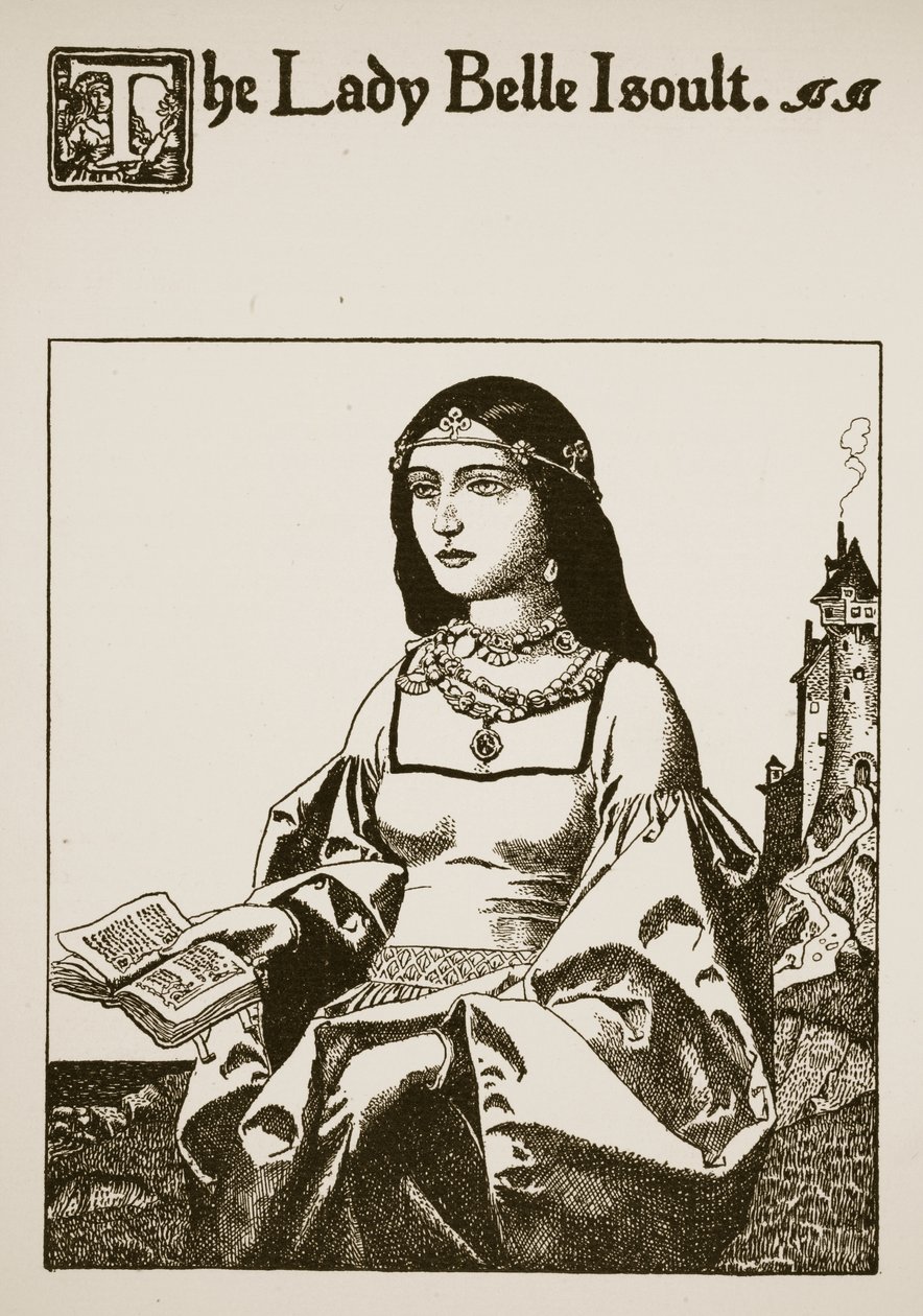 The Lady Belle Isoult, illustration från 