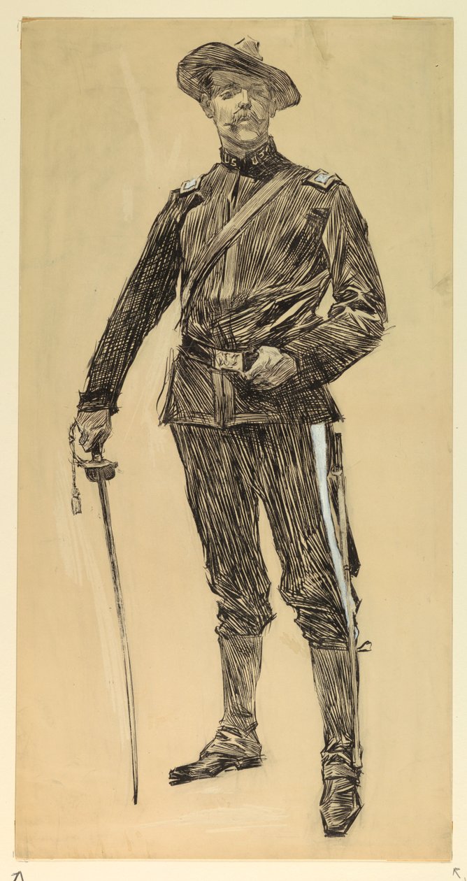 Amerikansk officer (spanska amerikanska kriget) av Howard Chandler Christy
