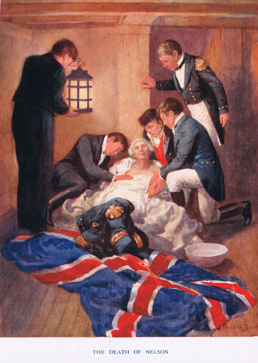 Death of Nelson, illustration från 