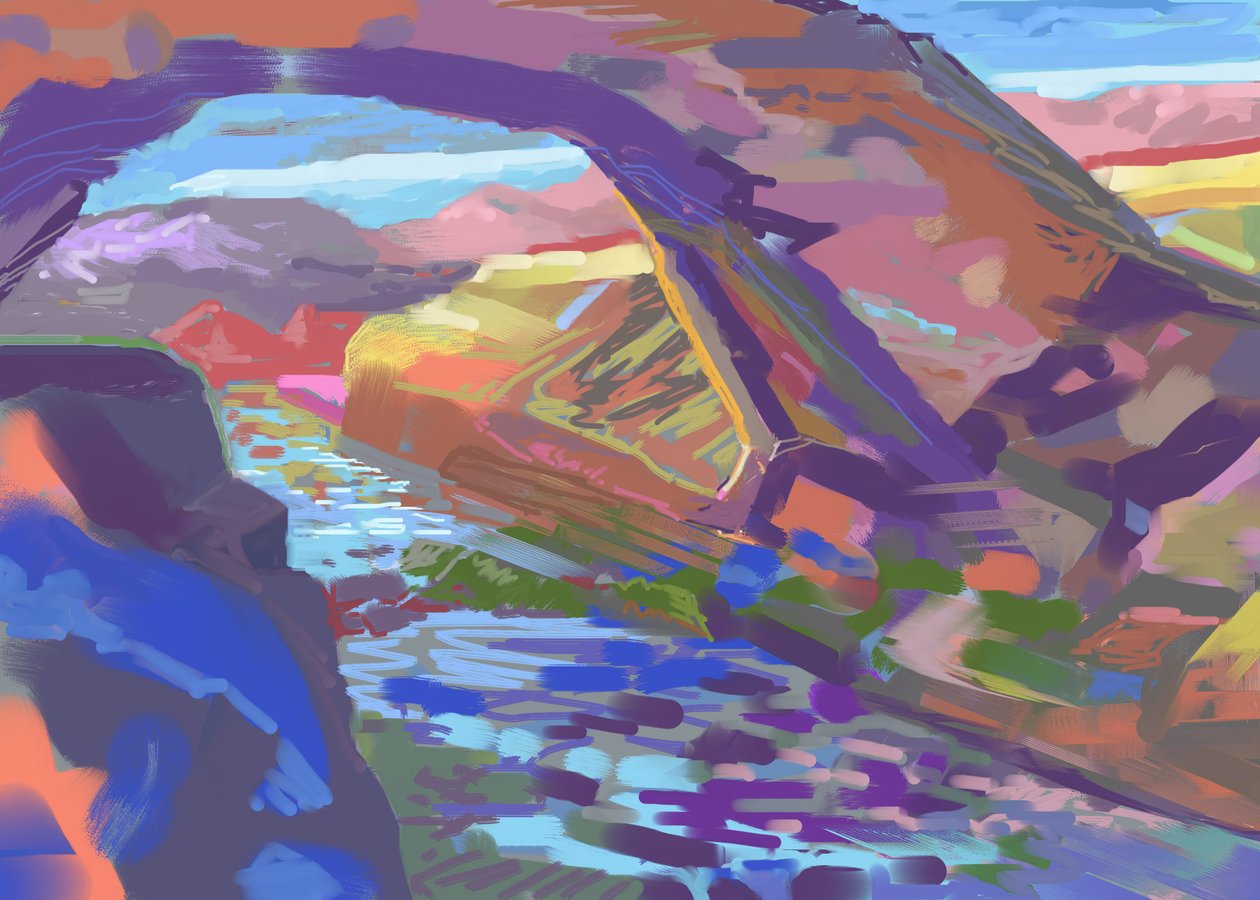 Stone Arch (datorkonst) av Howard Ganz