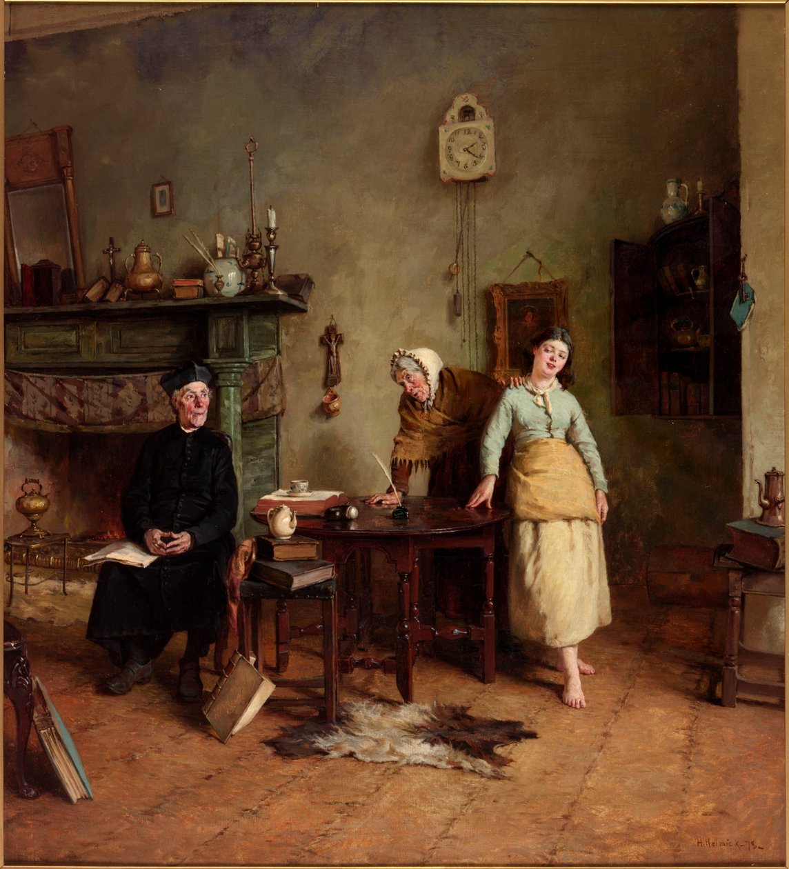 Den egensinniga dottern, 1878 av Howard Helmick