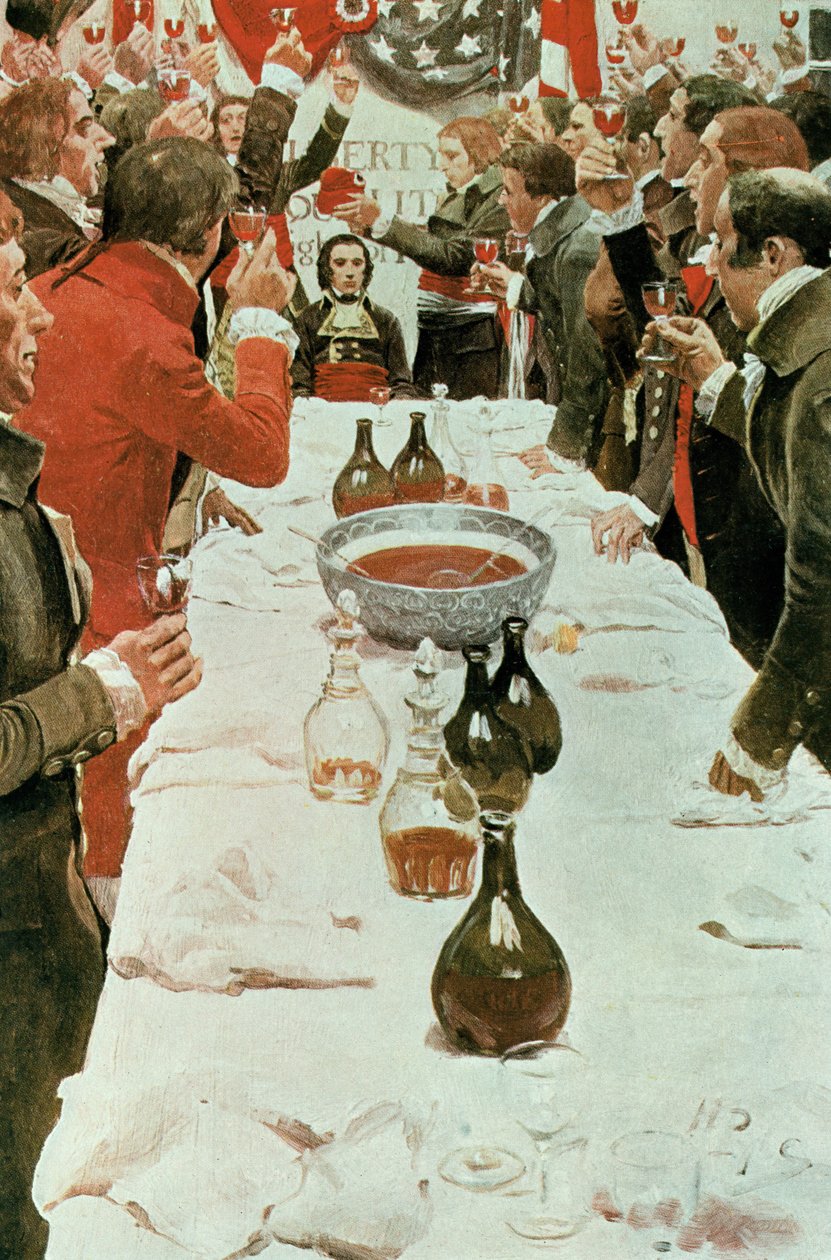 En bankett till Genet, illustration från 