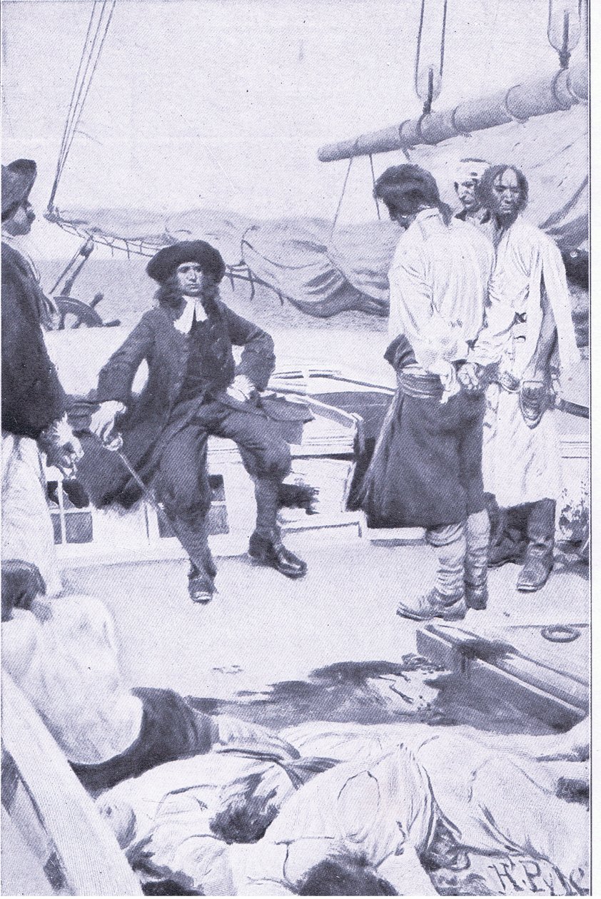 Överste Brett och piraten, från Howard Pyles Book of Pirates publicerad av Harper & Bros, 1921 av Howard Pyle