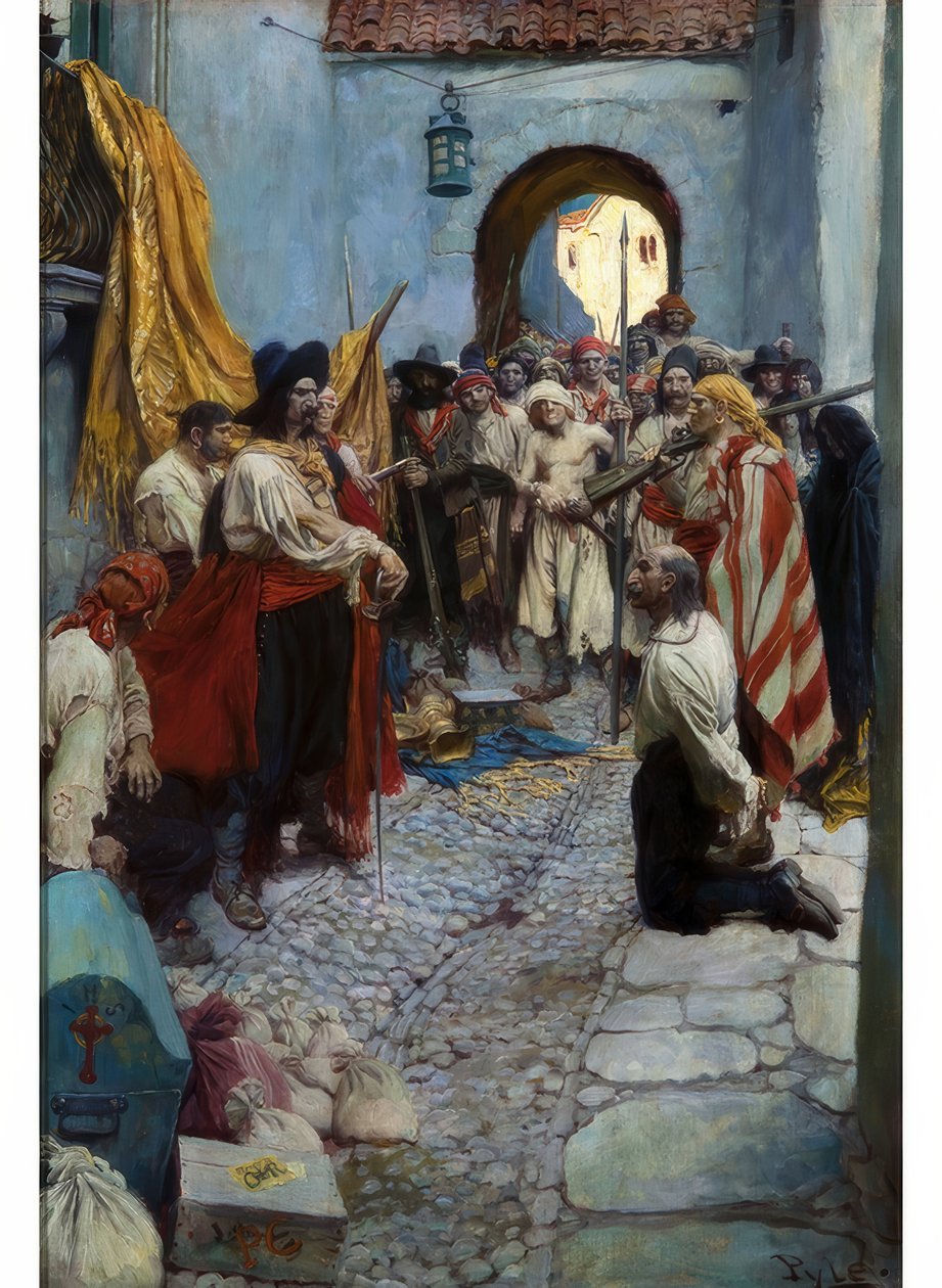 Utpressning av medborgarna av Howard Pyle