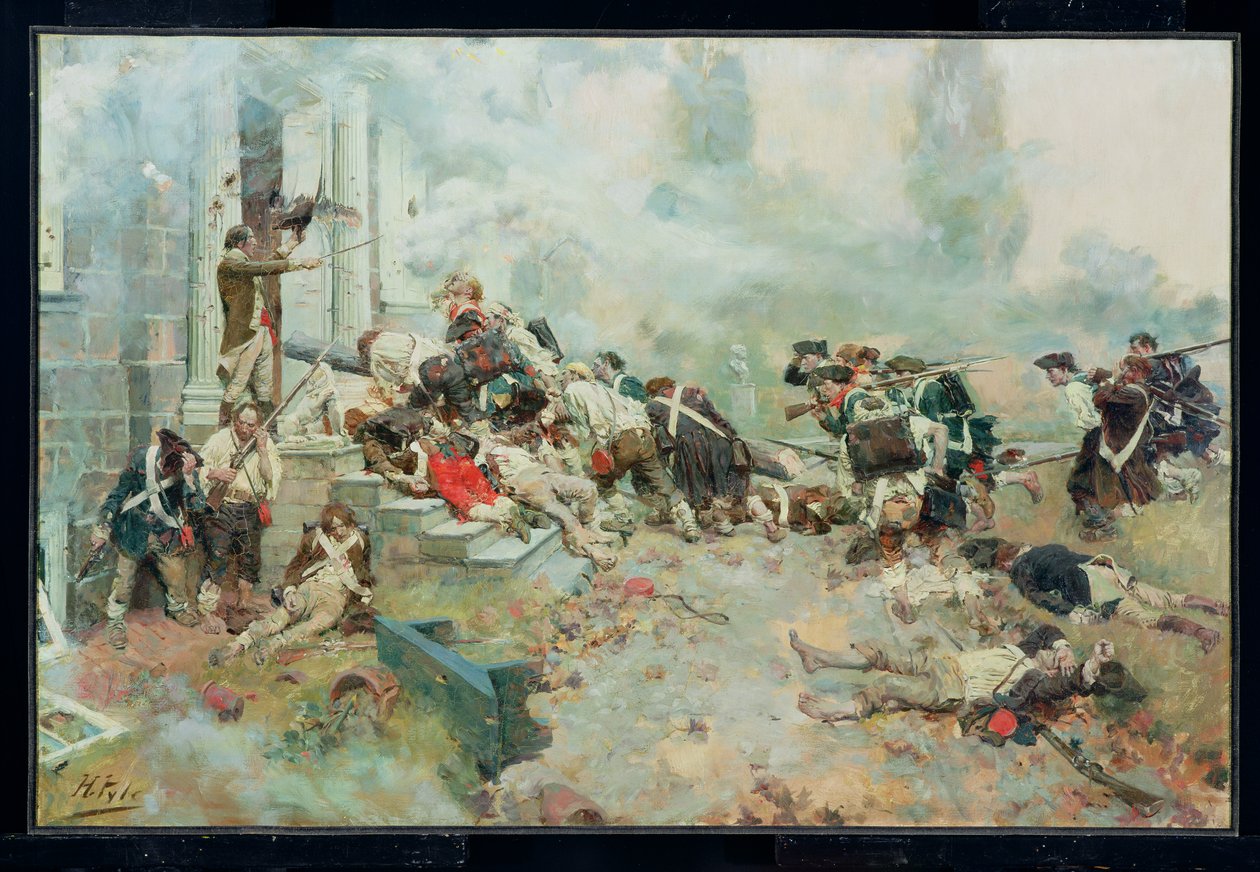 The Attack Upon the Chew House, från 