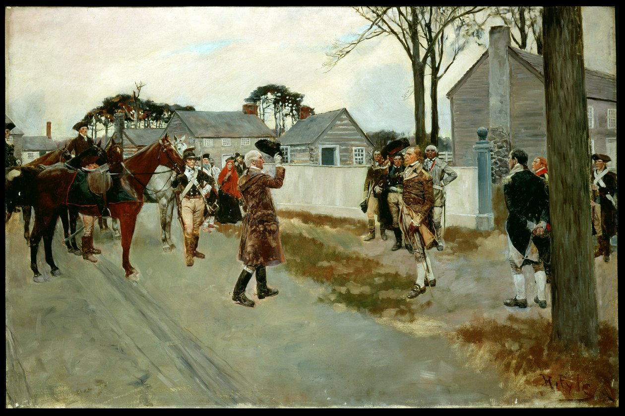 The Meeting of Greene and Gates at Charlotte, N.C., från 