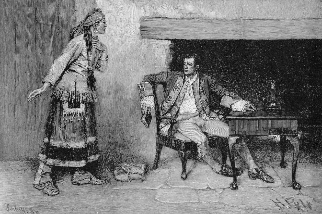 Ojibway-jungfrun som avslöjar Pontiac
