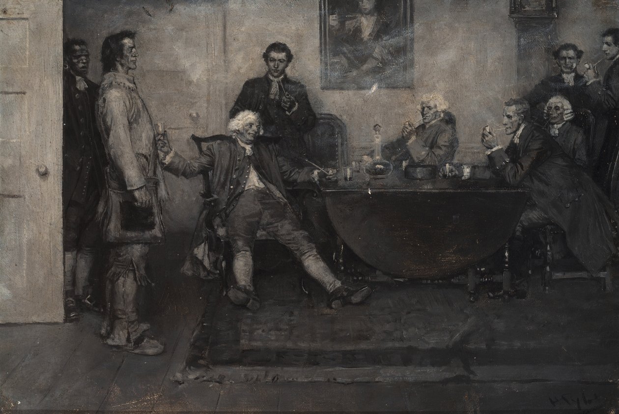 "Det här är Enoch Wade, mina herrar", sa baronetten av Howard Pyle