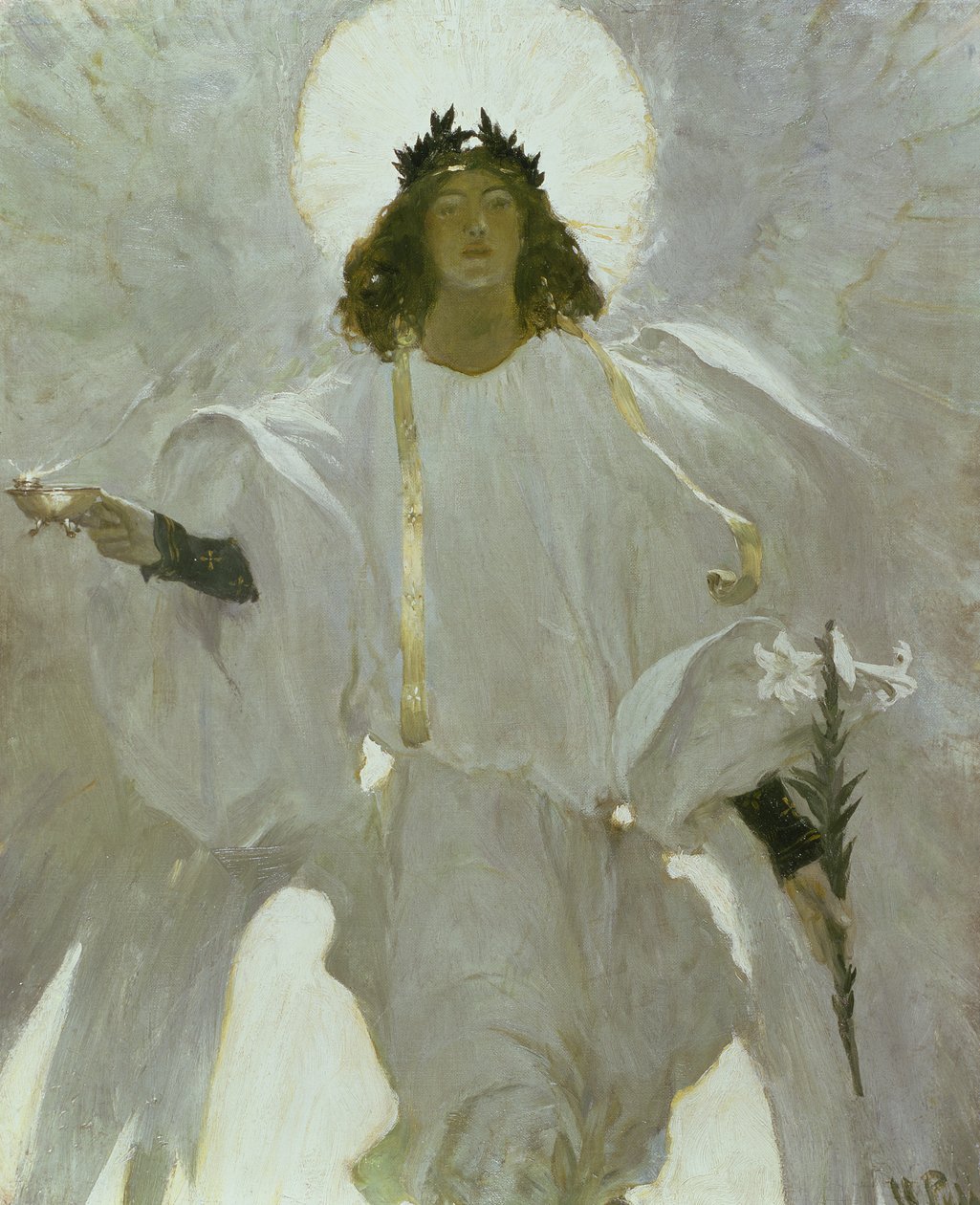 Varför söker ni de levande bland de döda?, 1905 av Howard Pyle