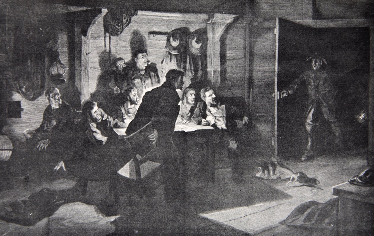 "Wreck in the Offing!", en illustration från Harper