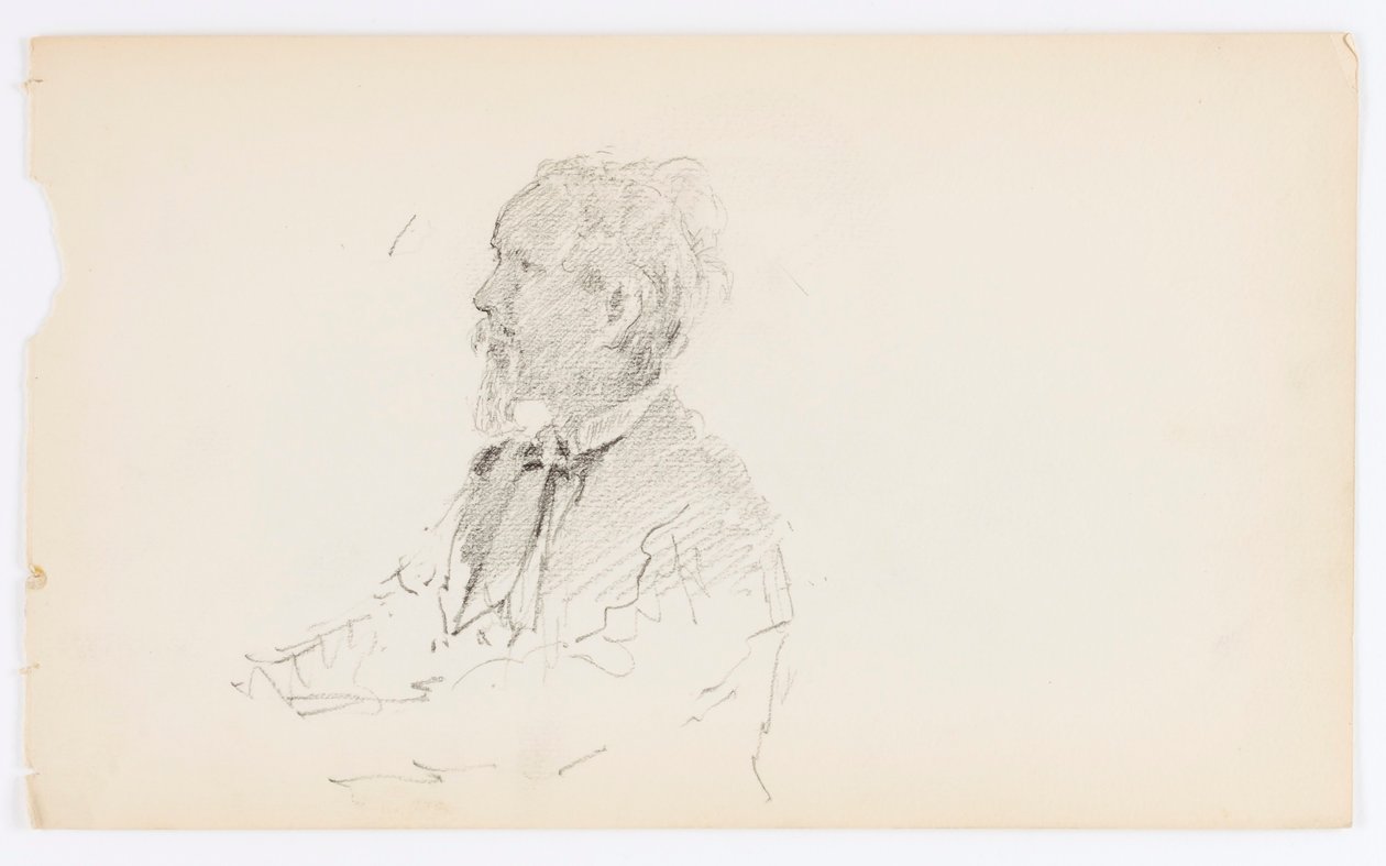 Utan titel (Huvud av skäggig man) av Howard Russell Butler