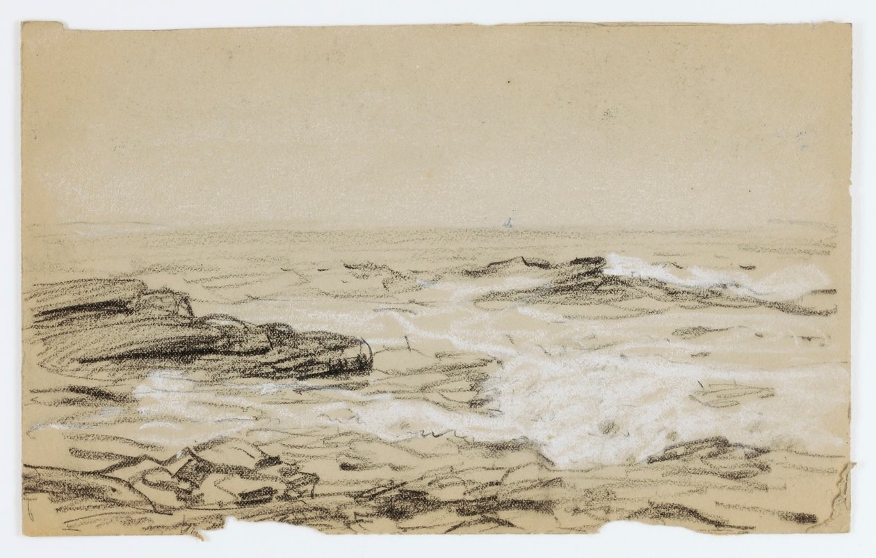 Utan titel (strandlinje) av Howard Russell Butler