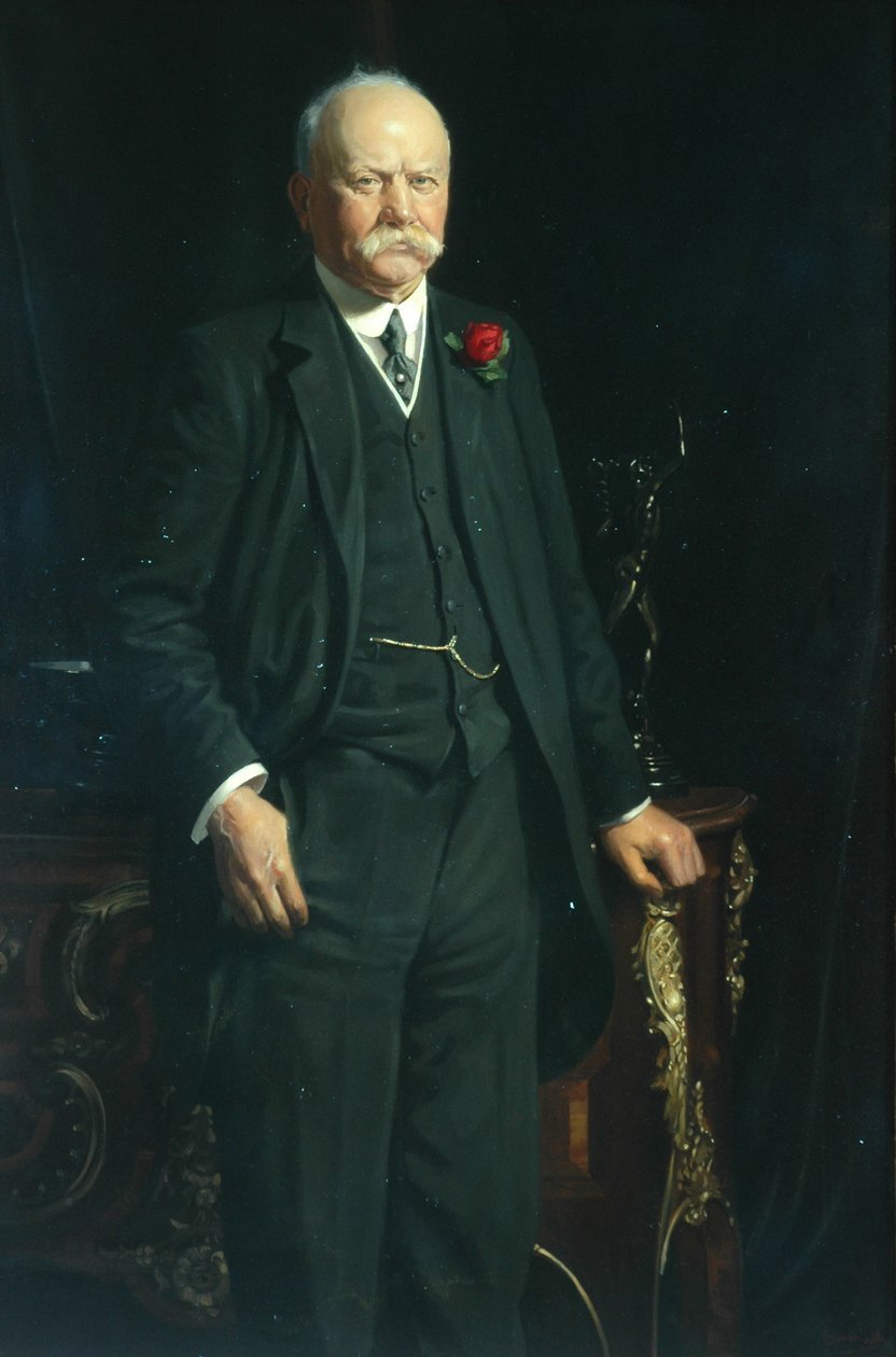 Sir James Hill (olja på duk) av Howard Somerville