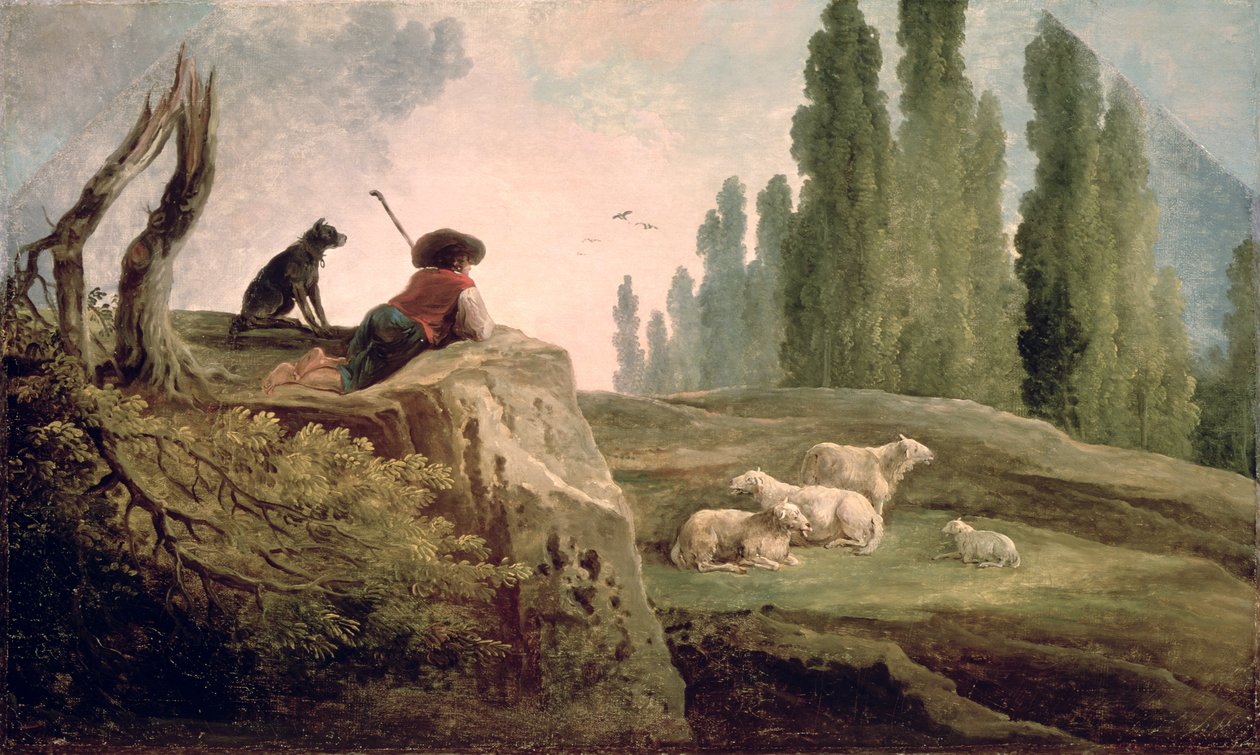 Herden av Hubert Robert