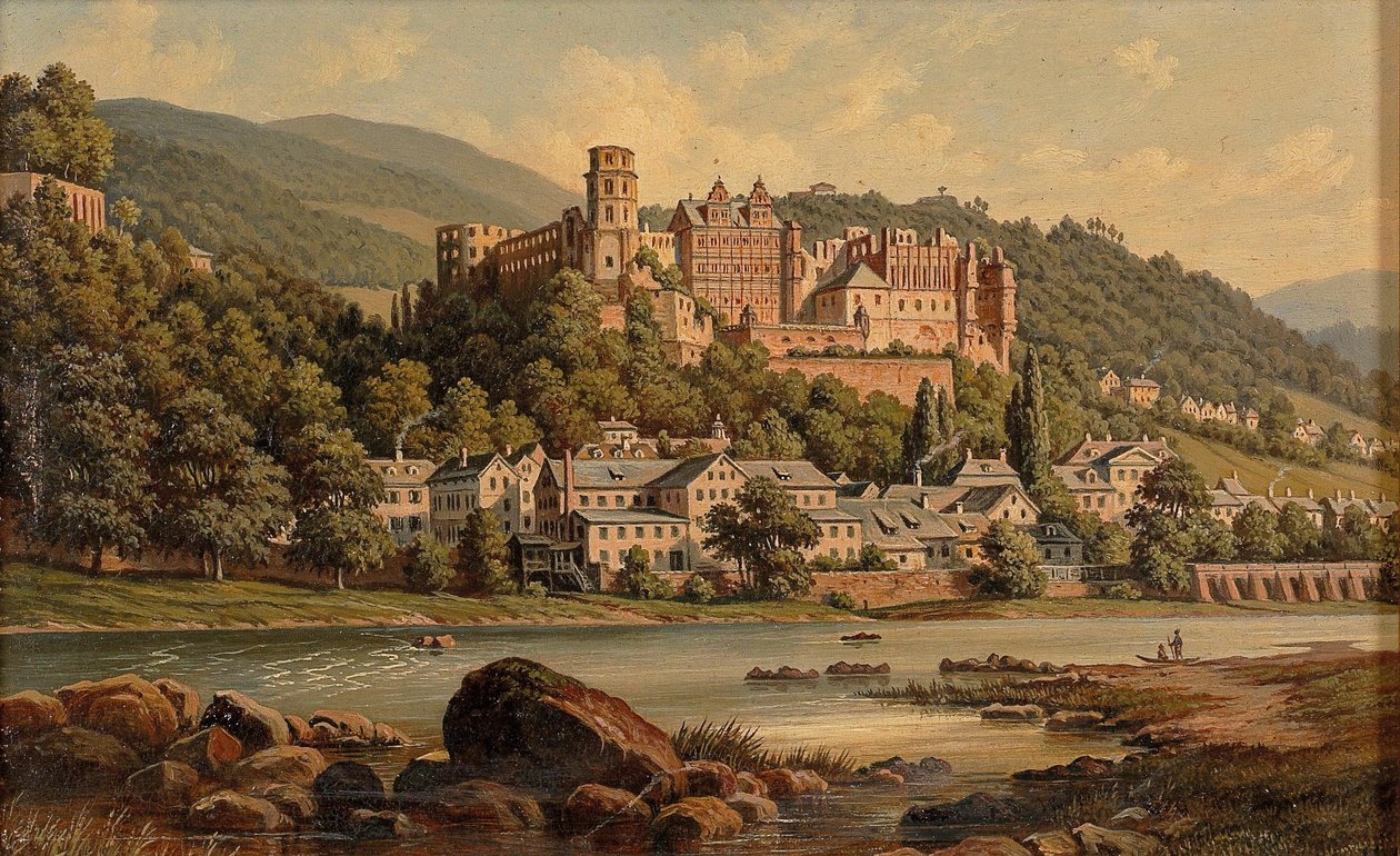 View of Heidelberg av Hubert Sattler