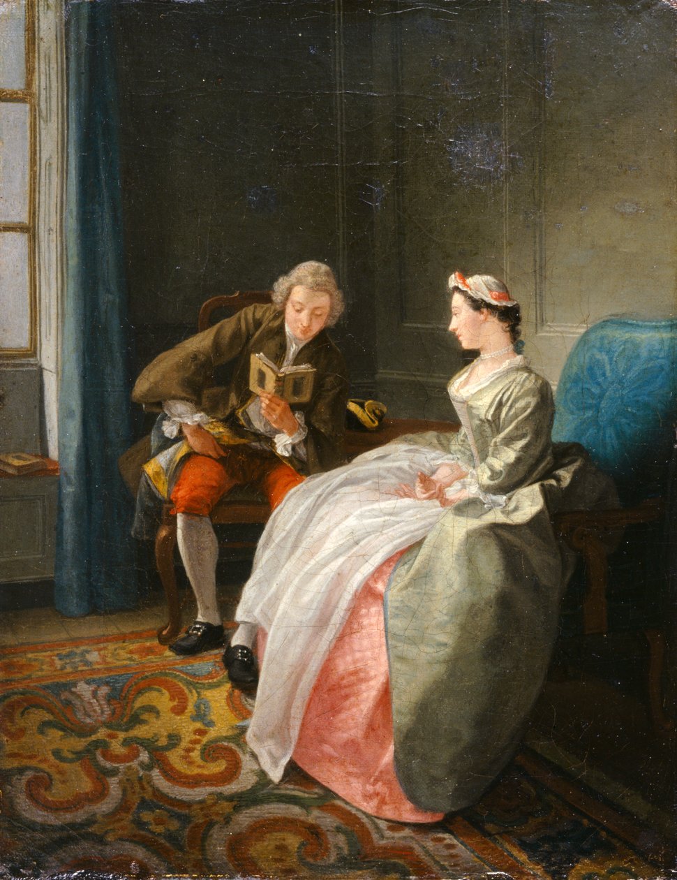 Läsaren av Hubert Francois Gravelot
