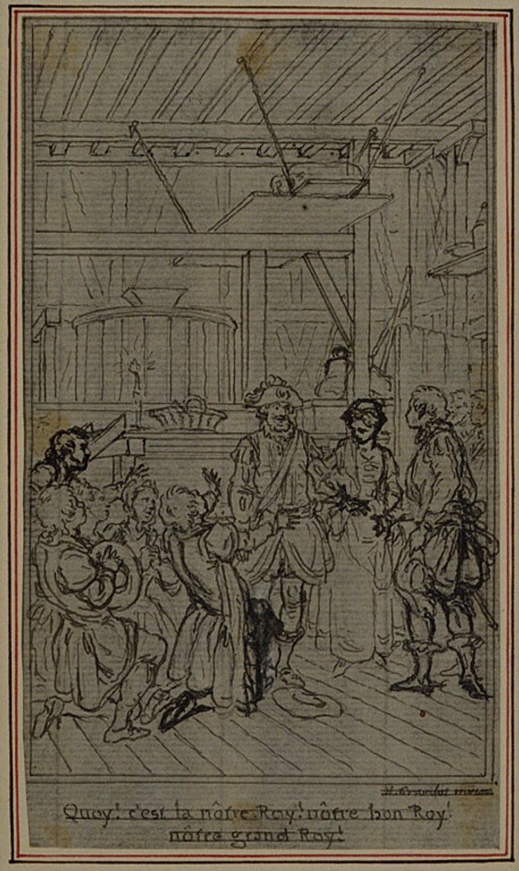 Studie till vinjett-frontispiece till Colle