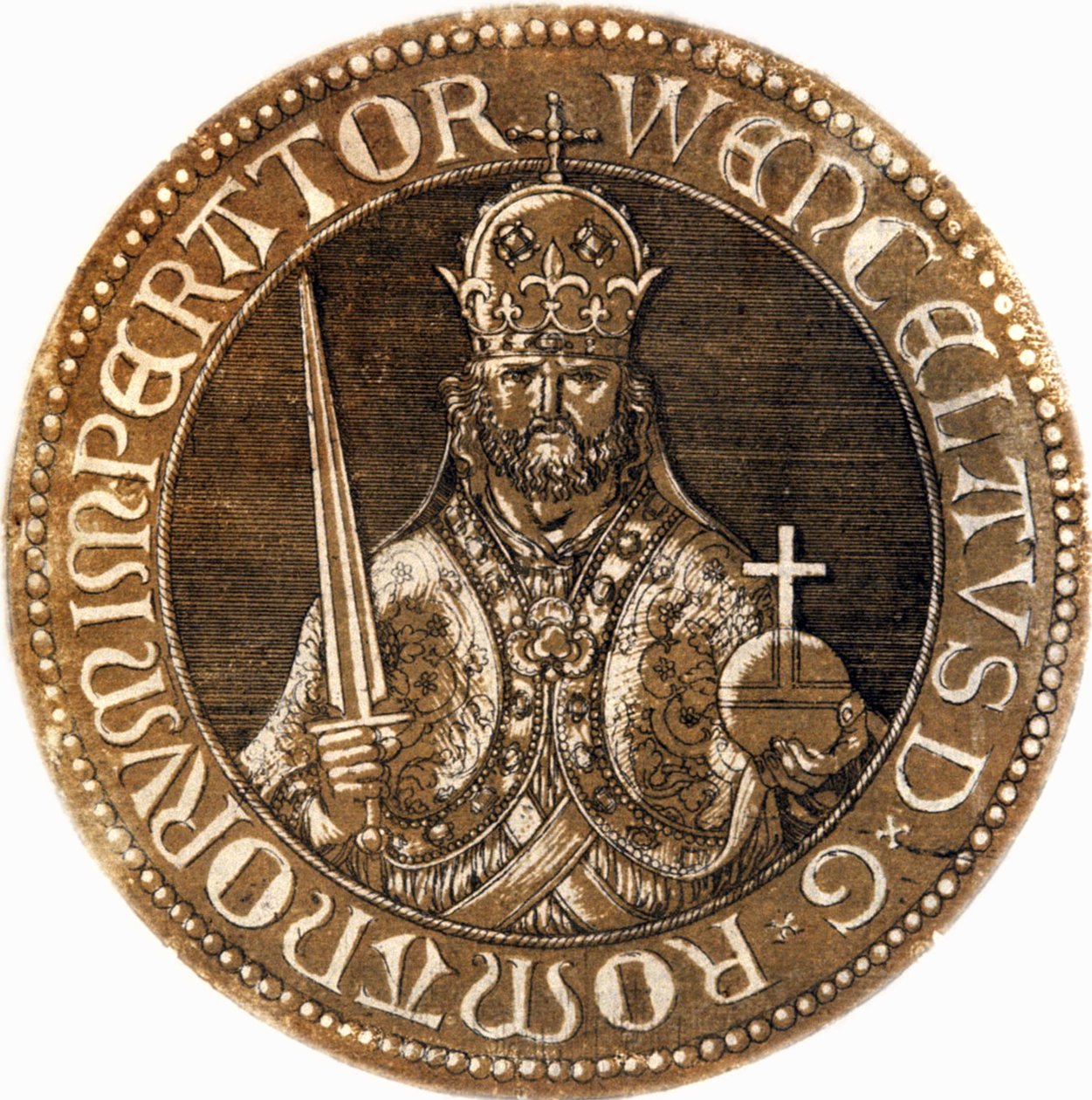 Sankt Venceslav I av Böhmen av Hubert Goltzius