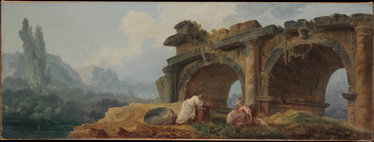 Ruinerna av valv av Hubert Robert