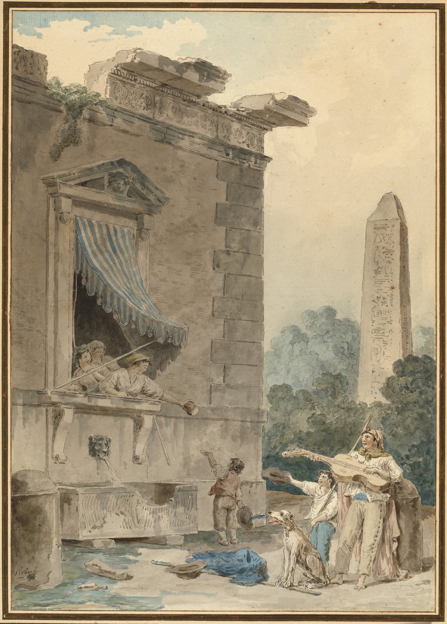 Välgörande damer av Hubert Robert