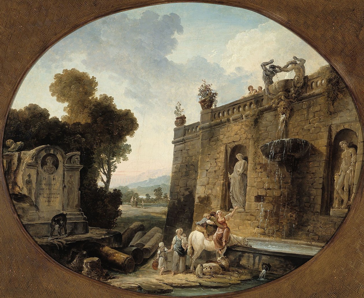 Vattenstället av Hubert Robert