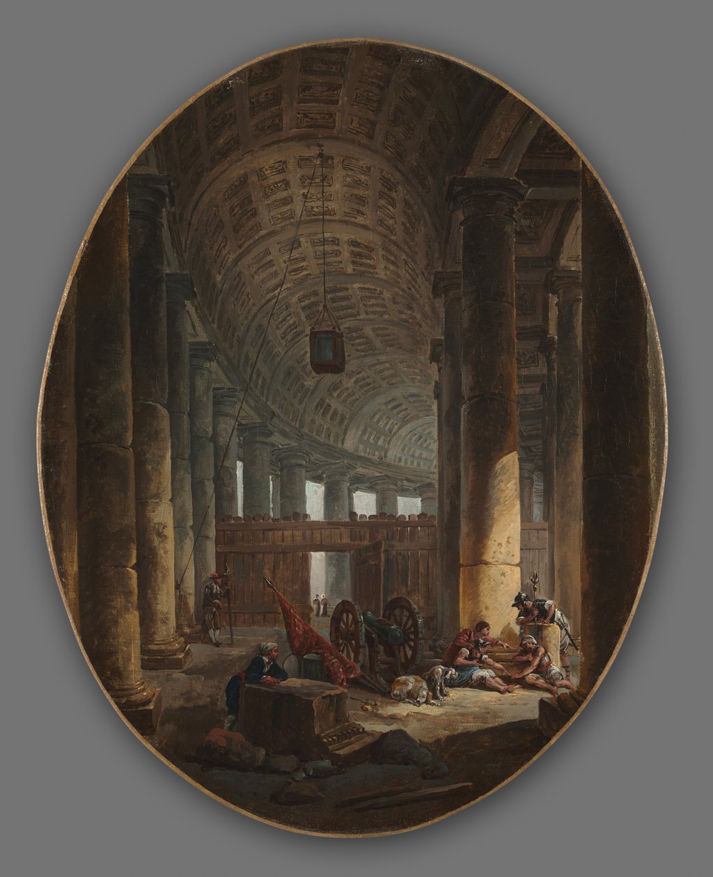 Pair of Paintings: Colonnaden of St. Peter