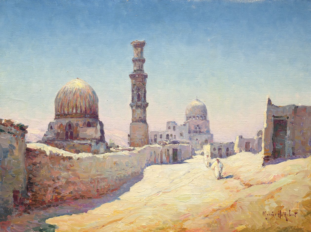Ingången till kalifernas gravar, Kairo av Hubert Robert